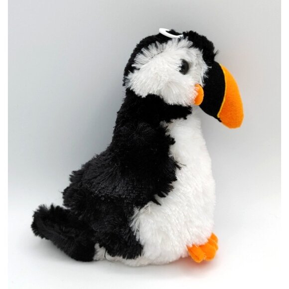 Aurora Puffin Penguin Eco Friendly 7" Plush Stuffed Animal New - Picture 1 of 5